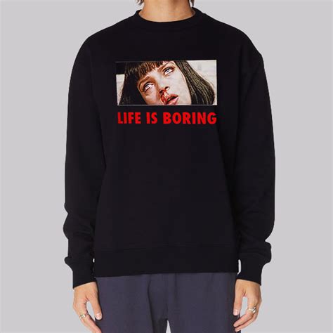 Pulp Fiction Mia Wallace Quotes Hoodie Cheap Made Printed