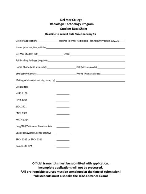 Deadline to Submit Data Sheet: January 15: Fill out & sign online | DocHub
