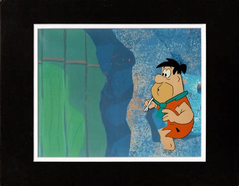 The Flintstones Barney Rubble Animation Cel Hanna Barbera 1980s B70291