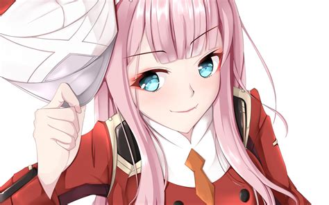 Download Wallpapers Zero Two Code 002 Darling In The Frankxx Anime