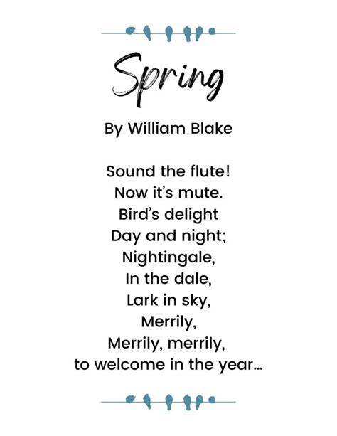 Short Spring Poems For Kids That Celebrate Nature