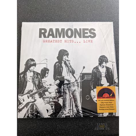 Ramones Greatest Hits Live Vinyl Lp Vinyl Addicts