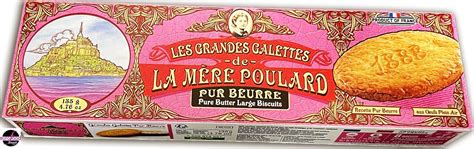 Euro Food Depot La Mère Poulard Pure Butter Large Biscuits French Gourmet Food