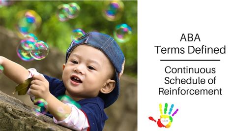Aba Terms Defined Continuous Schedule Of Reinforcement Youtube