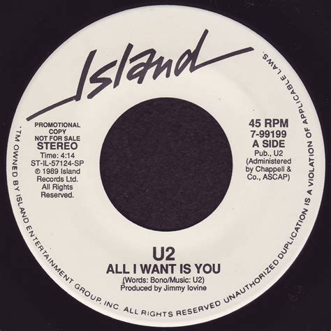 All I Want Is You U2 Collector