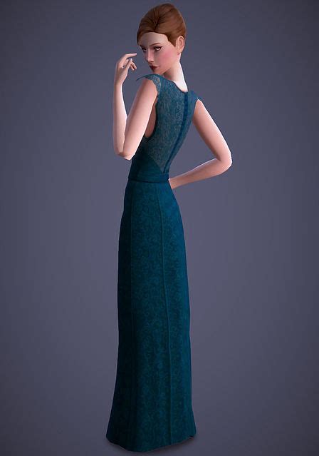 Seraphina Dress Sims 4 Female Clothes