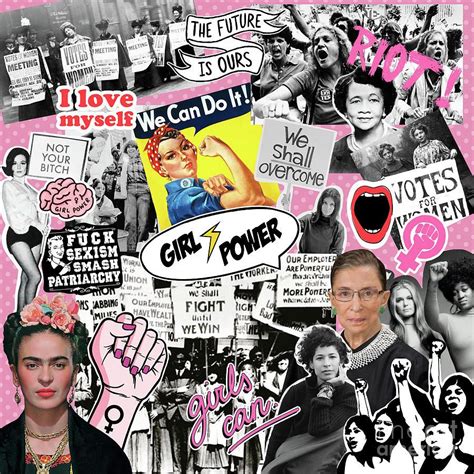 feminism collage by valentina hramov feminism art feminism poster feminist art