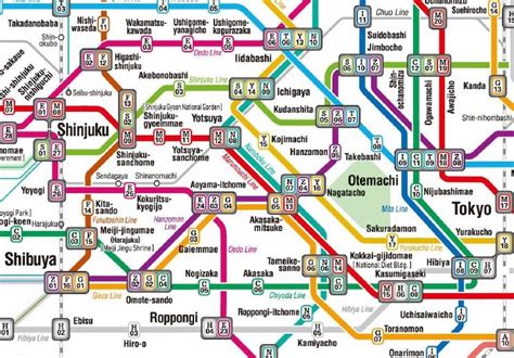 Tokyo Metro Metro Subway Subway Map Subway Train Plan