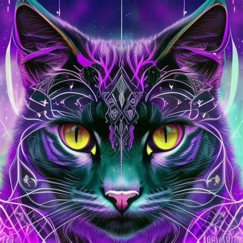 Mystic Cat Spirit Ai Generated Artwork Nightcafe Creator