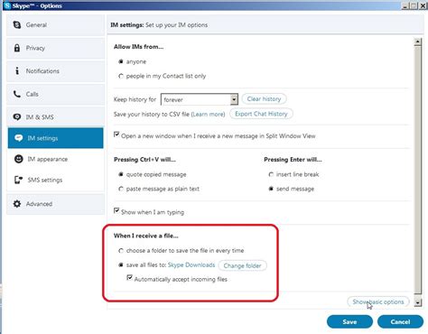 Skype download file location find a folder to which skype saves received files. Skype files and photos will not download to designated ...