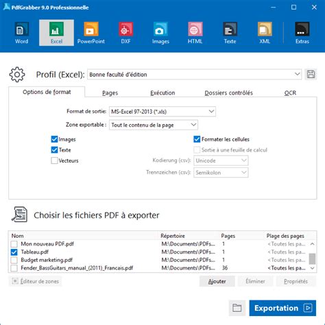 Er ist einfach zu bedienen und hat keine bildgrößenbegrenzung. Conversion de PDF en Excel avec "PdfGrabber" (Windows et ...
