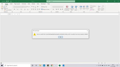 Error While Opening Excel Microsoft Community