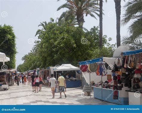 Market Stalls In Torrevieja Editorial Stock Photo Image Of Places