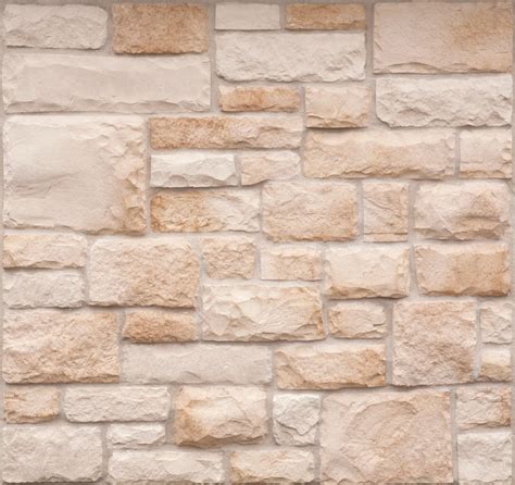 Cream Limestone Manufactured Stone For Walls Cast Natural Stone Veneer