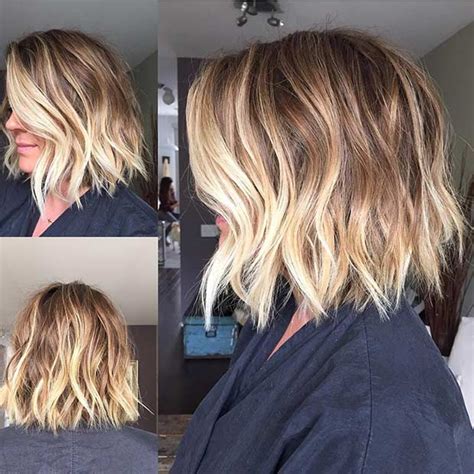 Short angled balayage bob hairstyle. 31 Cool Balayage Ideas for Short Hair | Page 2 of 3 | StayGlam