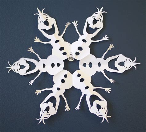 Christmas Snowflake Template Unusual Paper Snowflake Pattern With
