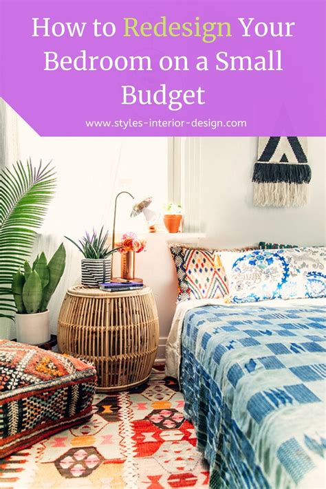 Bedroom inspiration for every style and budget. How to Redesign Your Bedroom on a Small Budget Organize ...