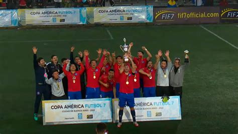 chile se proclamó campeón de la copa américa de fútbol 7 al vencer a argentina