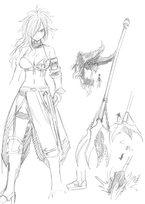 Fairy tail is a manga series by hiro mashima. Image - Early sketches of Erza Knightwalker.jpg | Fairy Tail Wiki | Fandom powered by Wikia