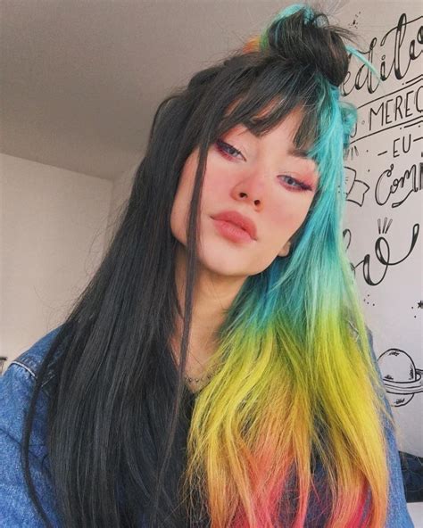 We've rounded up 10 half and half hair color ideas you're going to want to take to your colorist asap. THEmeanestWITCH | Hair styles, Split hair, Dyed hair