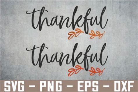 Thankful Svg Cut File Graphic By Marlissajx1 Store · Creative Fabrica
