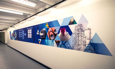 Environmental Graphics On Behance Office Wall Design Office Mural