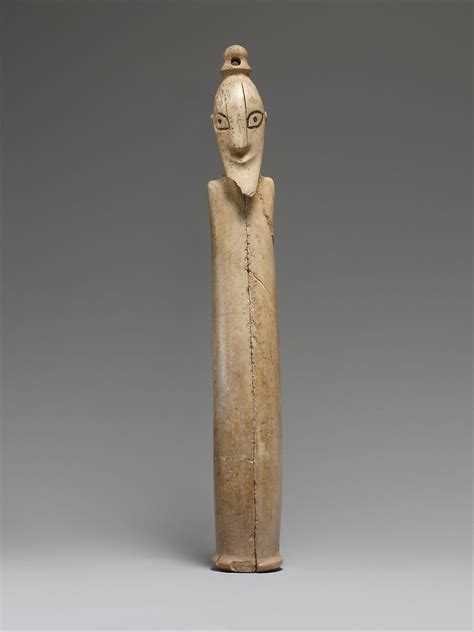 A Tusk Figurine Of A Man Predynastic Late Naqada L