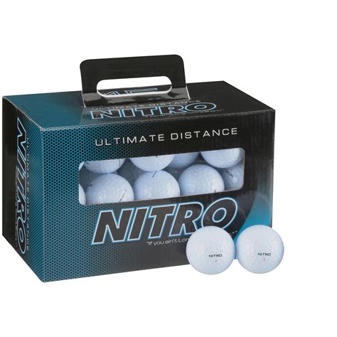 Nitro Golf Ultimate Distance Golf Balls White 45 Pack