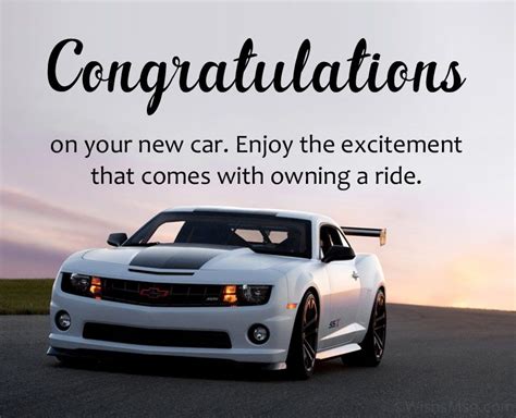 List Of Powerful Congratulation Wishes On Your New Car New Cars New