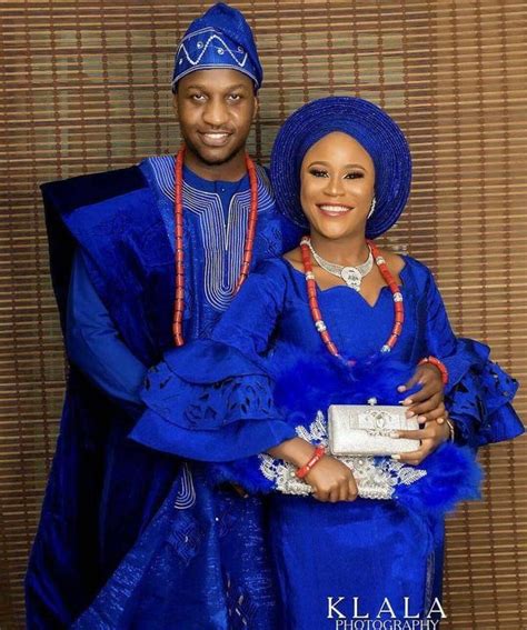 Royal Blue African Couples Outfit African Attire African Etsy African Traditional Wedding