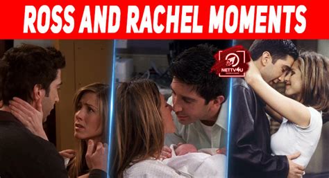 A Recollection Of Some Rachel And Ross Moments From F R I E N D S