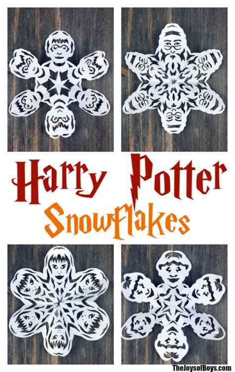 Harry Potter Snowflakes Links To Templates And Video