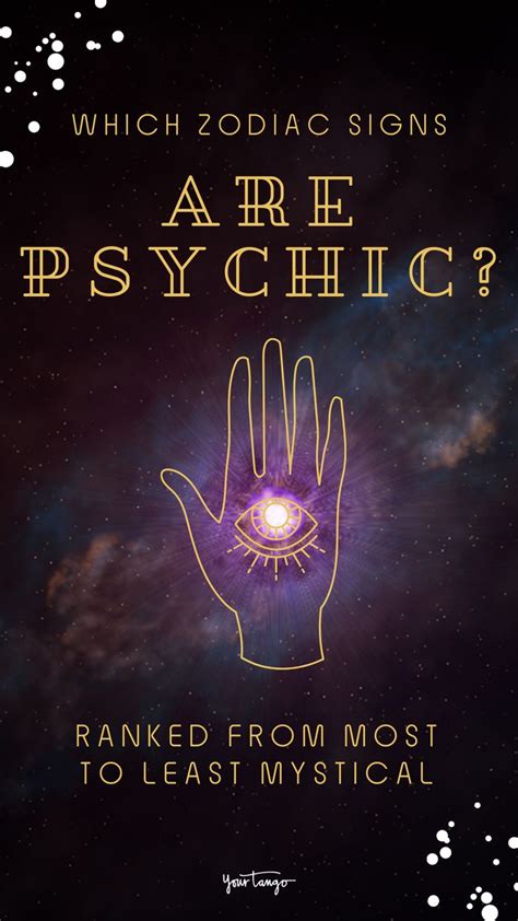 Psychic Zodiac Signs Ranked From Most To Least Able To Read Your Mind