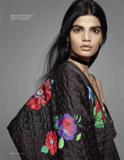 Asian Models Blog Advertorial Bhumika Arora For Elle Russia November