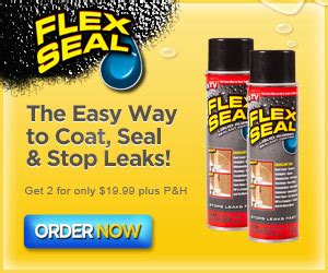 The easy way to coat seal and stop leaks fast. Flex Seal™ Spray Rubber Sealant | As Seen On TV-Buy 1 Get ...