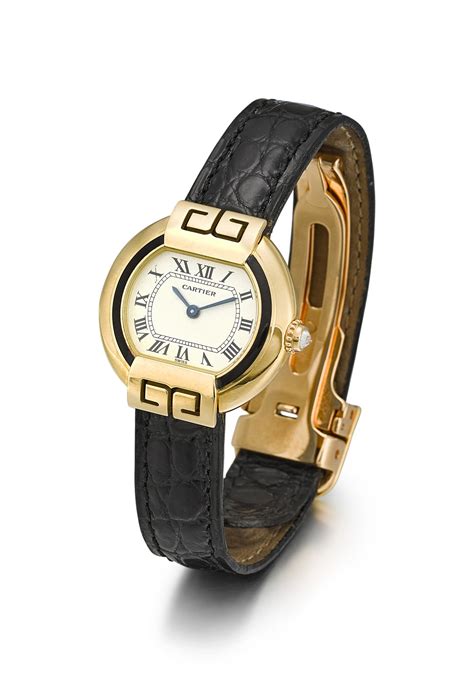 Cartier Ellipse Reference 1480 A Yellow Gold Wristwatch Circa 2000