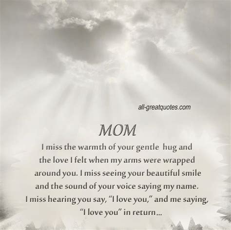 Mothers In Heaven Missing Mom Quotes Mom In Heaven Quotes Mom In Heaven