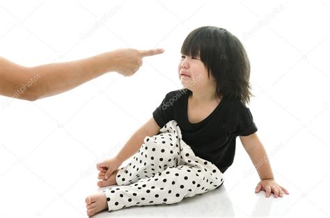 Asian Baby Crying While Mother Scolding Stock Photo By ©lufimorgan 73996853