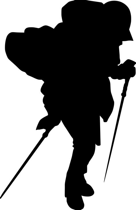 10 Hiker Silhouette (PNG Transparent) | OnlyGFX.com
