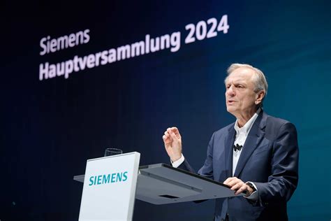 Hauptversammlung Der Siemens Ag Press Company Siemens