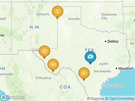 Texas Ghost Towns Map