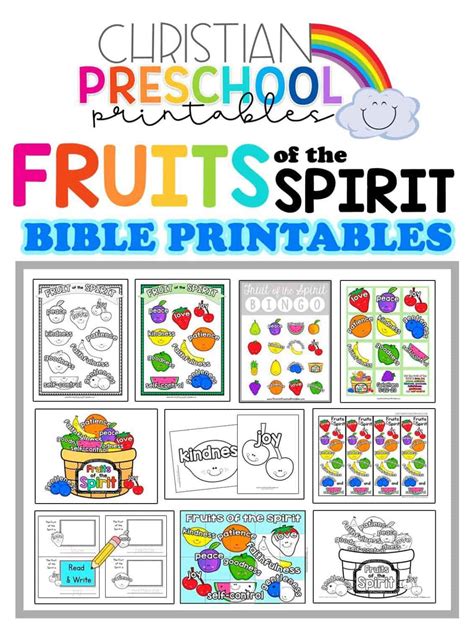 Free Printable Sunday School Worksheets Fruit Of The Spirit
