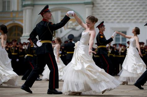 russian cadets dance the waltz during a graduation ceremony in moscow ivan sekretarev ap