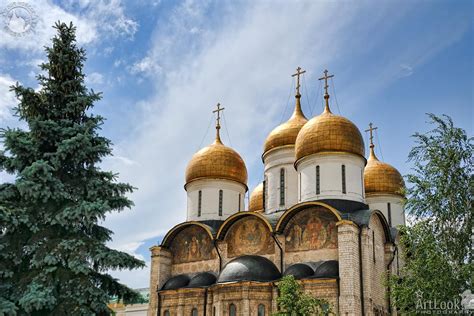 Golden Domes Of Assumption Cathedral Moscow Kremlin Artlook Photography