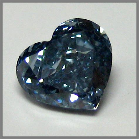 Natural Fancy Deep Blue Diamond Gia Heart N°16 802 024 Flickr