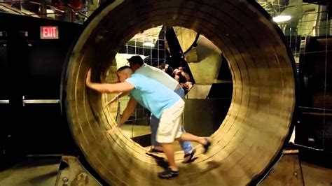 The Human Hamster Wheel The St Louis City Museum Youtube