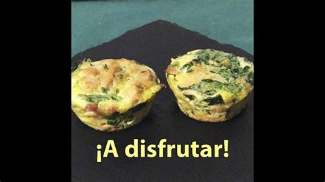 Muffins De Atún Y Espinacas Salados Saludables Y Fáciles De Hacer