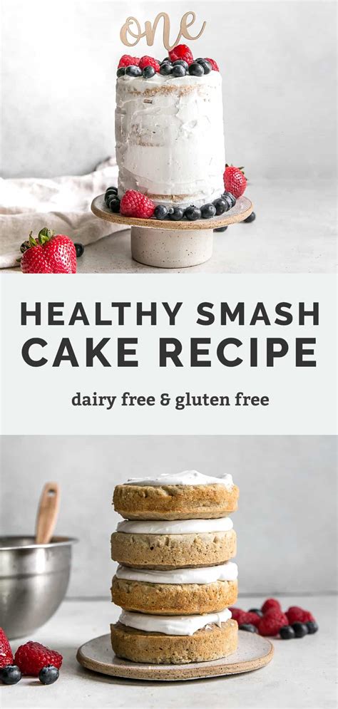Healthy Smash Cake • Fit Mitten Kitchen