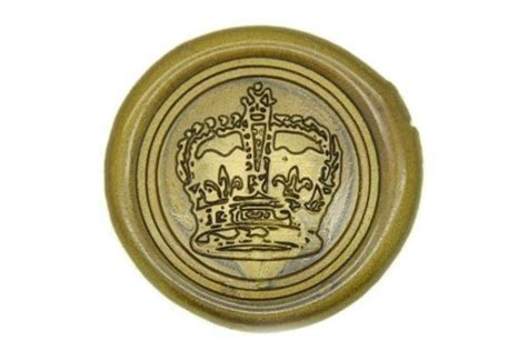 Royal Crown King Queen Wax Seal Stamp Backtozero