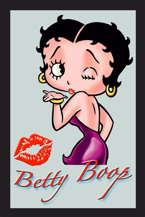 Betty Boop Andy Poster Custom Satin Poster Print Cloth Fabric Wall Poster